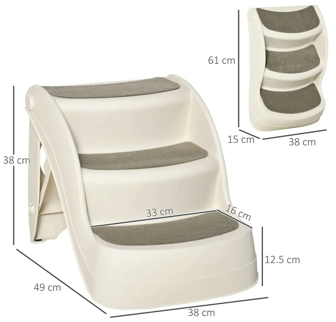 Scara pentru caini PawHut D06-050V01CW (Beige)