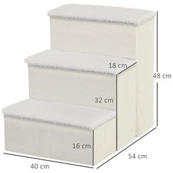 Лестница для собак PawHut D06-068WT (White) Thumb