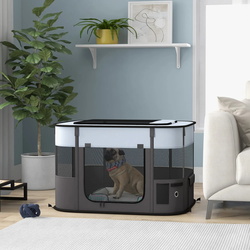 Manej pentru animale PawHut D06-217V01GY (Grey/Black) Thumb