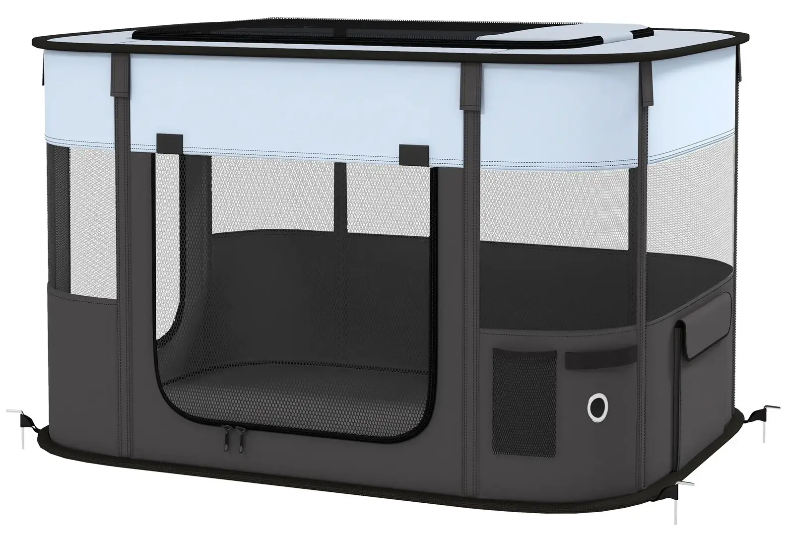 Manej pentru animale PawHut D06-217V01GY (Grey/Black)