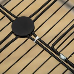 Модульная клетка для животных PawHut D51-259 140x70x90cm (Black) Thumb