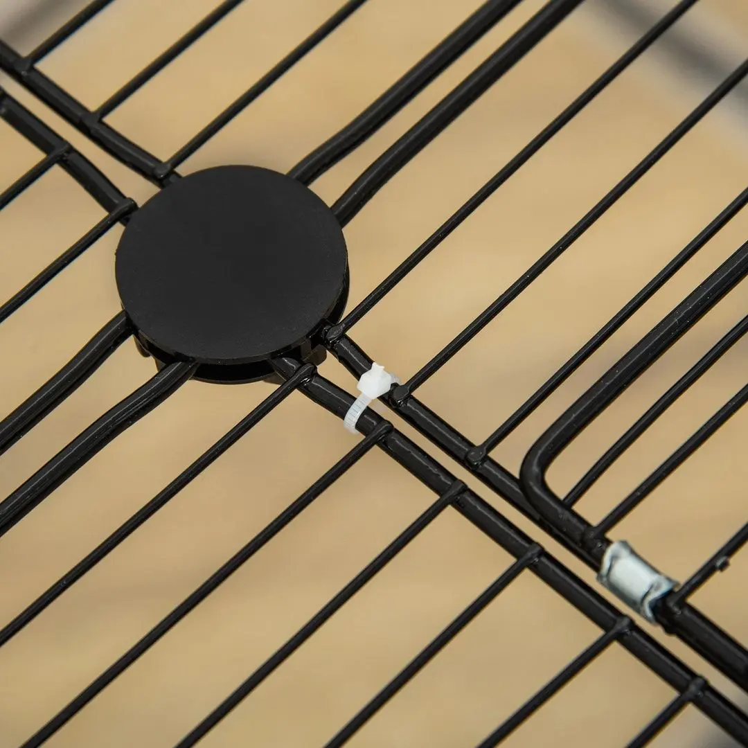 Модульная клетка для животных PawHut D51-259 140x70x90cm (Black) - 2