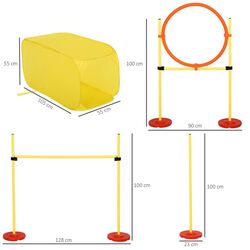 Набор Agility для дрессировки собак PawHut D07-024 (Yellow) Thumb