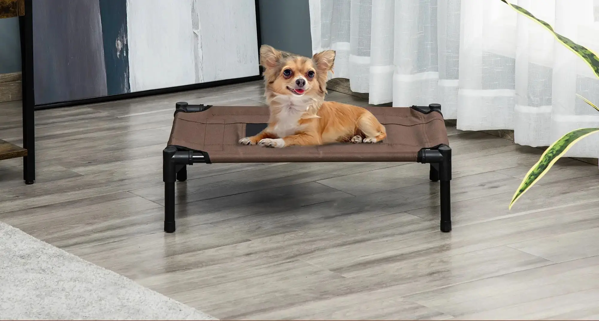 Sezlong-pat pentru animale PawHut D04-067CF (Brown)