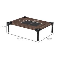 Sezlong-pat pentru animale PawHut D04-067CF (Brown) Thumb