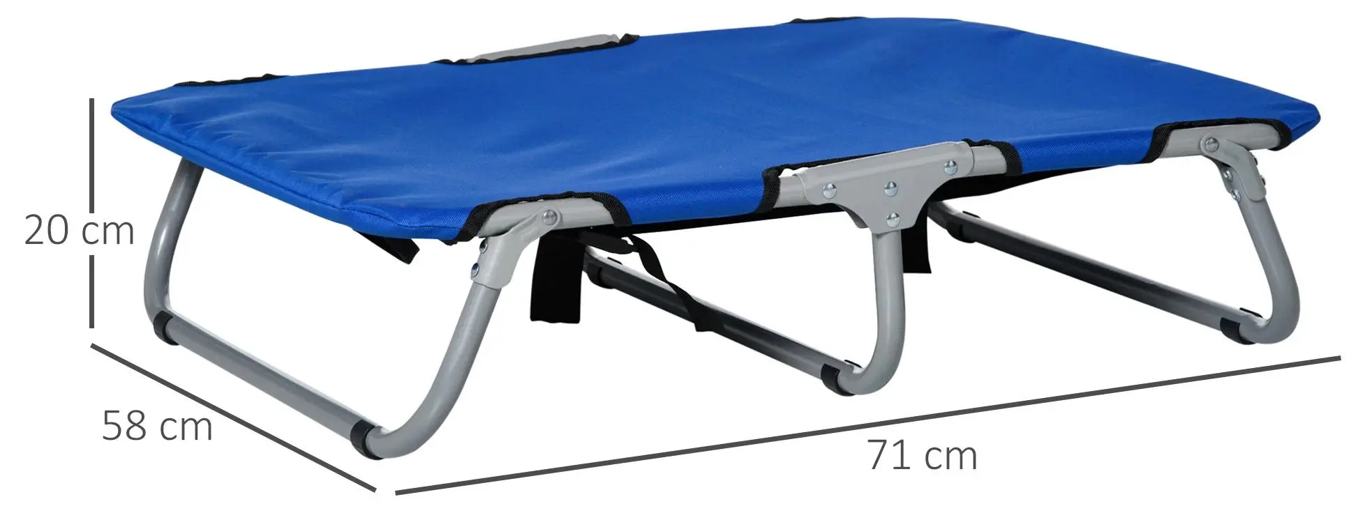 Sezlong-pat pentru animale PawHut D04-102BU (Blue)