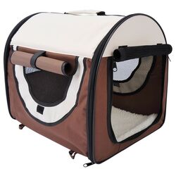 Geanta pentru transportarea animalelor PawHut D1-0101 (Brown/White) Thumb