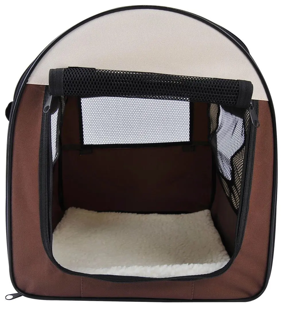 Geanta pentru transportarea animalelor PawHut D1-0101 (Brown/White)