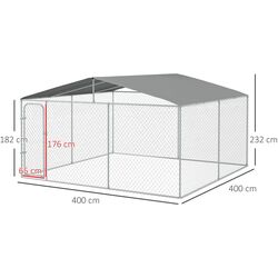 Загон для домашних животных PawHut D02-049V04SR (Silver) Thumb