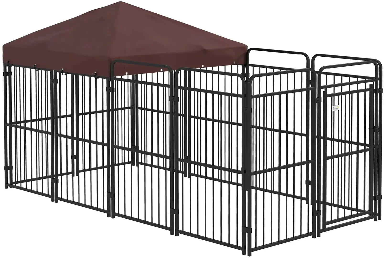 Загон для домашних животных PawHut D02-175V00BN (Black/Brown)