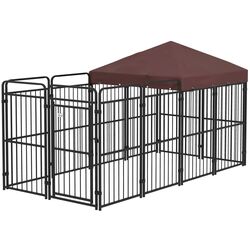 Загон для домашних животных PawHut D02-175V00BN (Black/Brown)