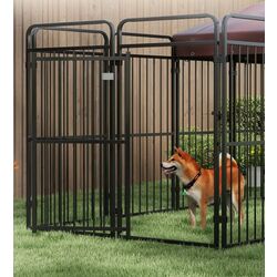 Загон для домашних животных PawHut D02-175V00BN (Black/Brown) Thumb