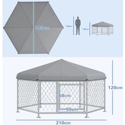 Загон для домашних животных PawHut D02-181V03SR (Silver) Thumb
