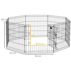Tarc pentru animale de companie PawHut D06-019V01BK (Black) Thumb