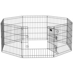 Загон для домашних животных PawHut D06-019V01BK (Black)