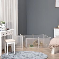 Загон для домашних животных PawHut D06-101 (White) Thumb