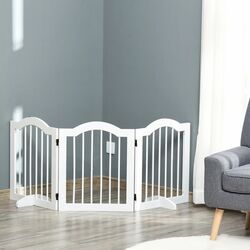 Bariera de protectie pentru animale PawHut D06-048V01WT (White) Thumb