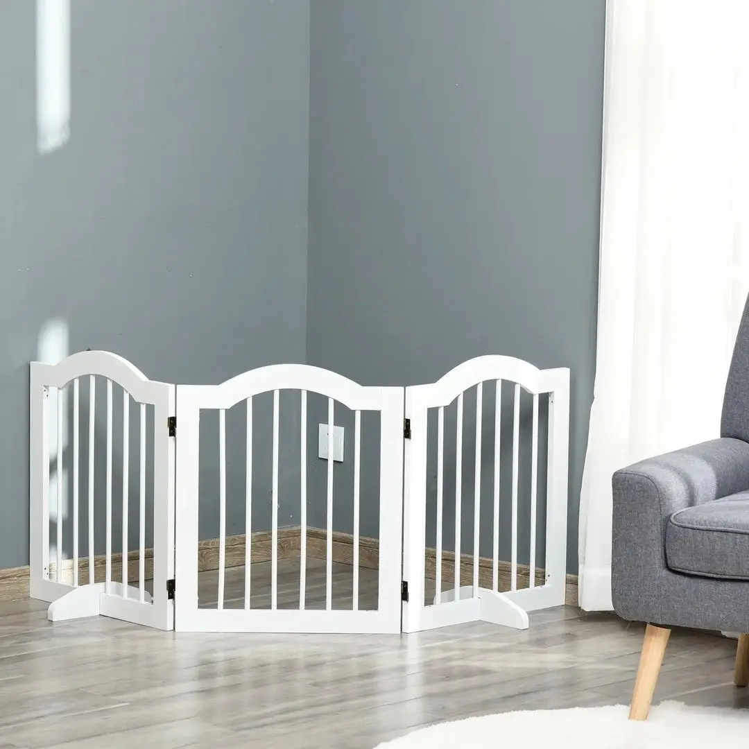 Bariera de protectie pentru animale PawHut D06-048V01WT (White)