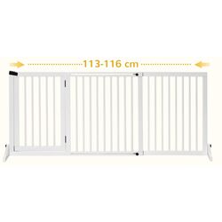 Bariera de protectie pentru animale PawHut D06-079V01WT (White) Thumb