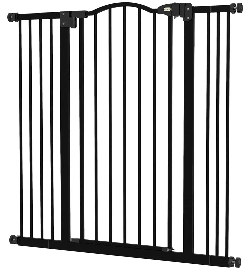 Bariera de protectie pentru animale PawHut D06-094V03BK (Black)