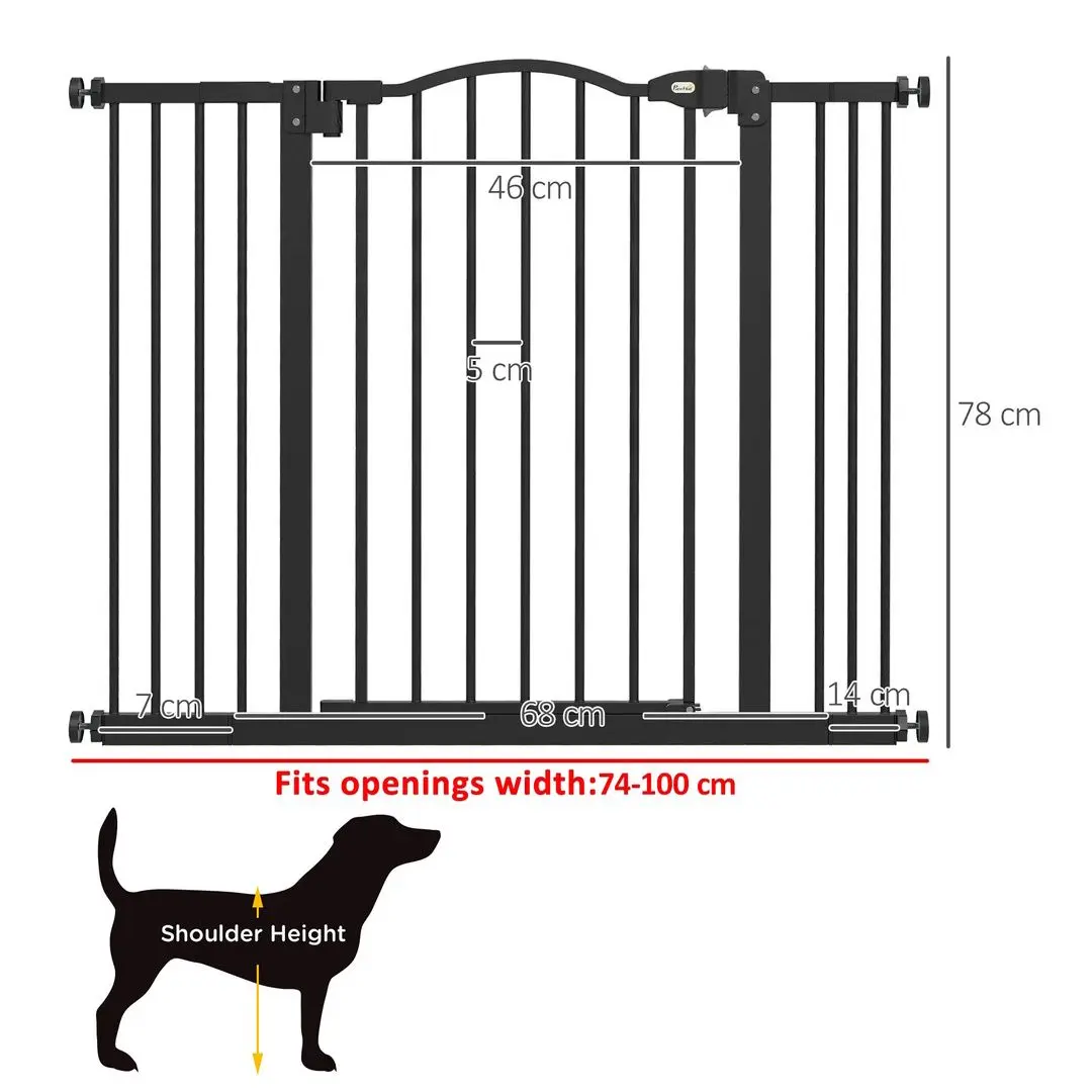 Защитный барьер для животных PawHut D06-094V07BK (Black)