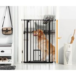 Bariera de protectie pentru animale PawHut D06-124 (Black) Thumb