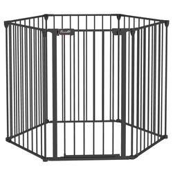 Bariera de protectie pentru animale PawHut D06-189V00BK (Black)