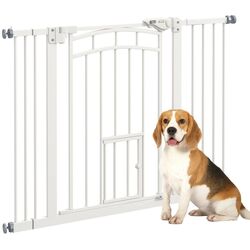 Bariera de protectie pentru animale PawHut D06-212V01WT (White) Thumb