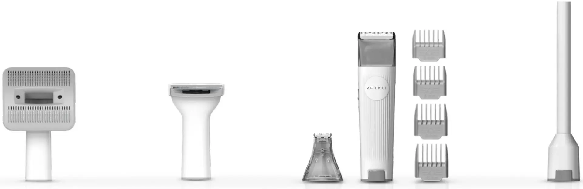 Набор для ухода за домашними животными 5в1 Petkit FurWaker (Grey/Pink)