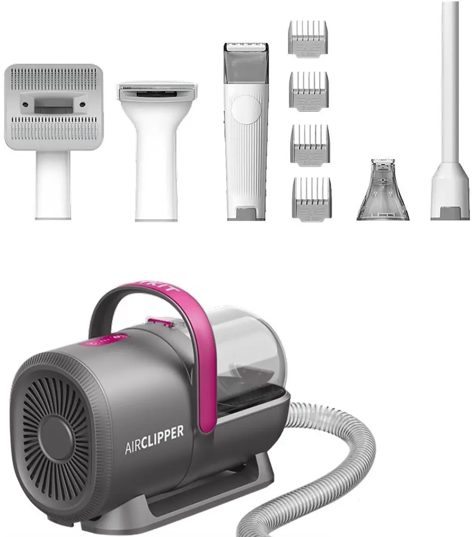 Набор для ухода за домашними животными 5в1 Petkit FurWaker (Grey/Pink)