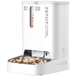 Hranitor inteligent cu camera video pentru animale de companie Petkit YumShare Dual-hopper (White)