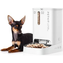 Hranitor inteligent cu camera video pentru animale de companie Petkit YumShare Dual-hopper (White) Thumb