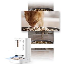 Hranitor inteligent cu camera video pentru animale de companie Petkit YumShare Dual-hopper (White) Thumb