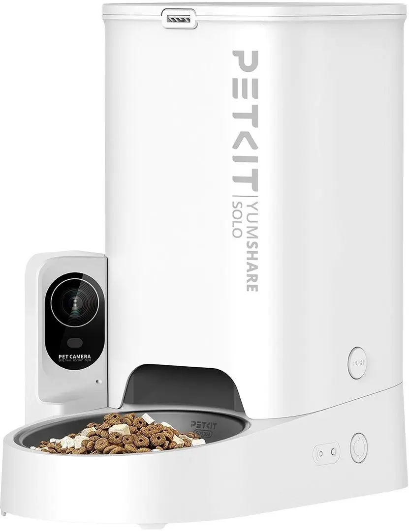 Умная кормушка c видео камерой для домашних животных Petkit YumShare Solo (White)