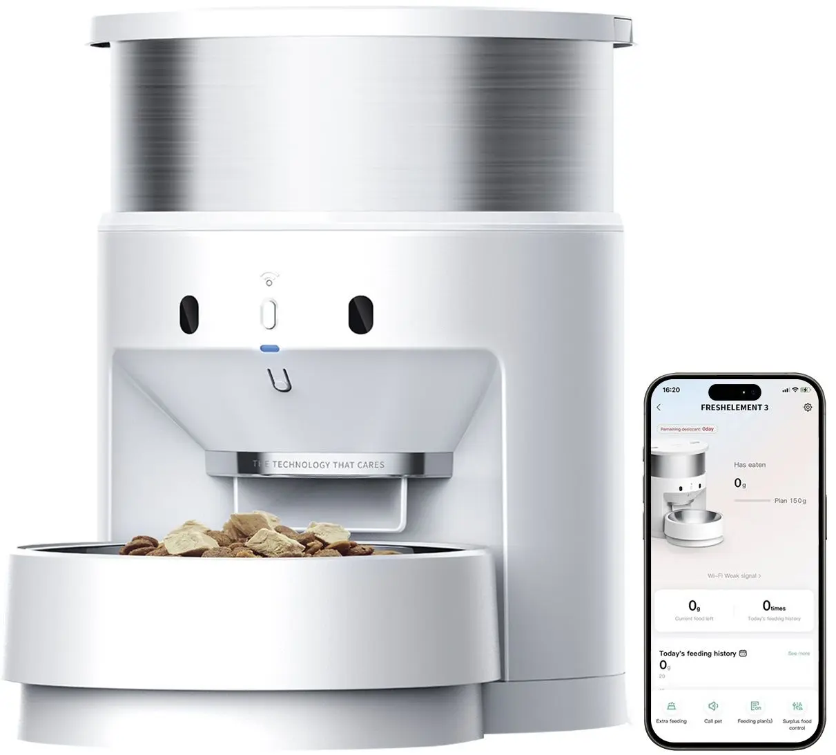 Hranitor inteligent pentru animale de companie Petkit Fresh Element Infinity-3L (White)