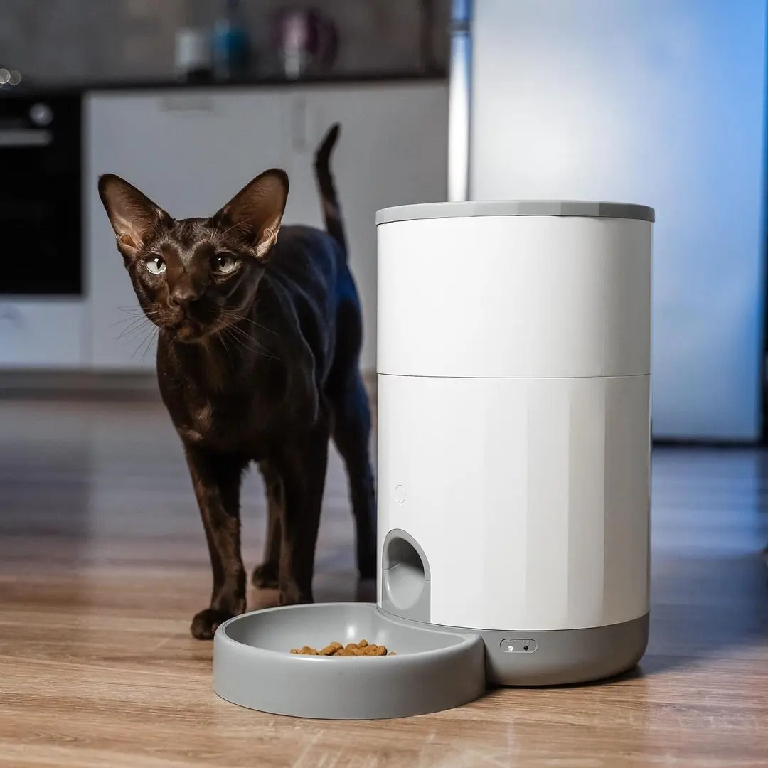Умная автоматическая кормушка для домашних животных Petoneer Nutri Mini (White/Grey) - 6
