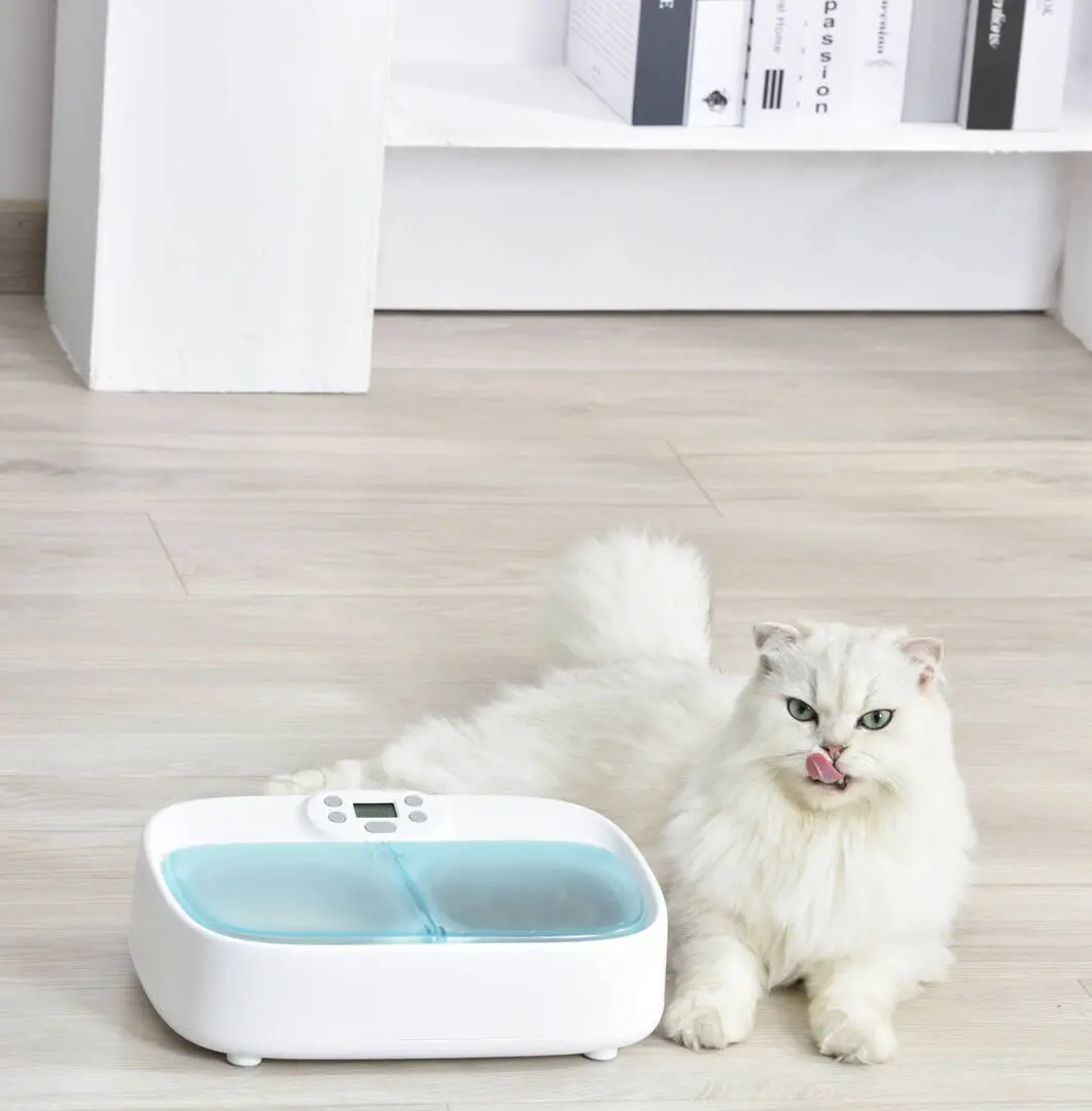 Умная автоматическая кормушка для домашних животных Petoneer Two-Meal Feeder (White) - 9