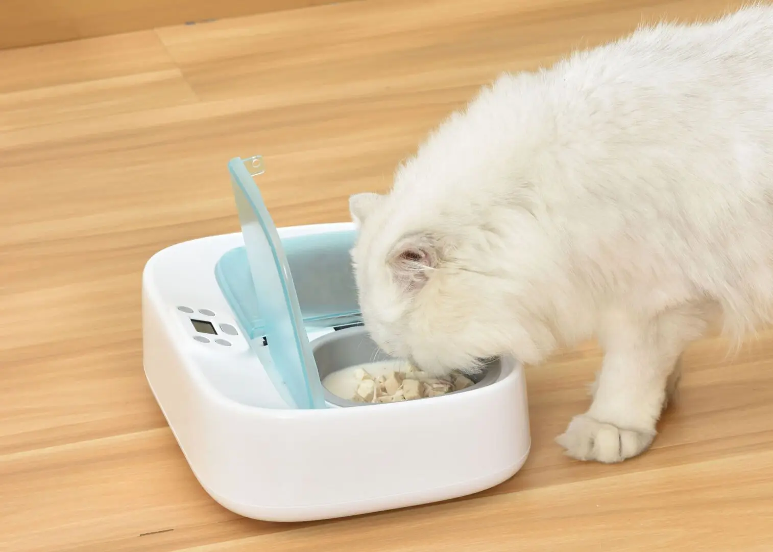Умная автоматическая кормушка для домашних животных Petoneer Two-Meal Feeder (White) - 10
