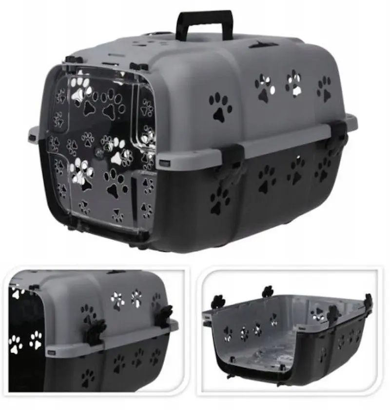 Переноска для животных Pets Collection 3075886 (Grey/Black)