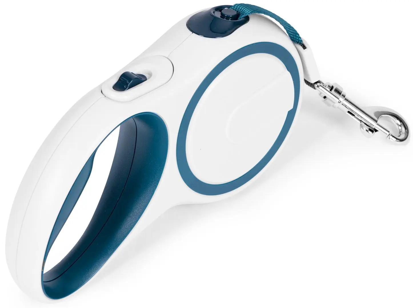 Поводок автоматический Petsi TR-1036 BW (White/Blue)