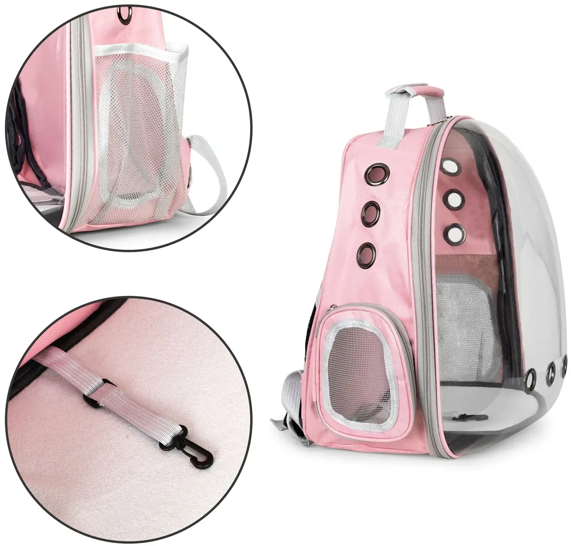 Рюкзак-переноска для домашних животных Petsi ME04-02 (Pink)