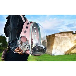 Рюкзак-переноска для домашних животных Petsi ME04-02 (Pink) Thumb