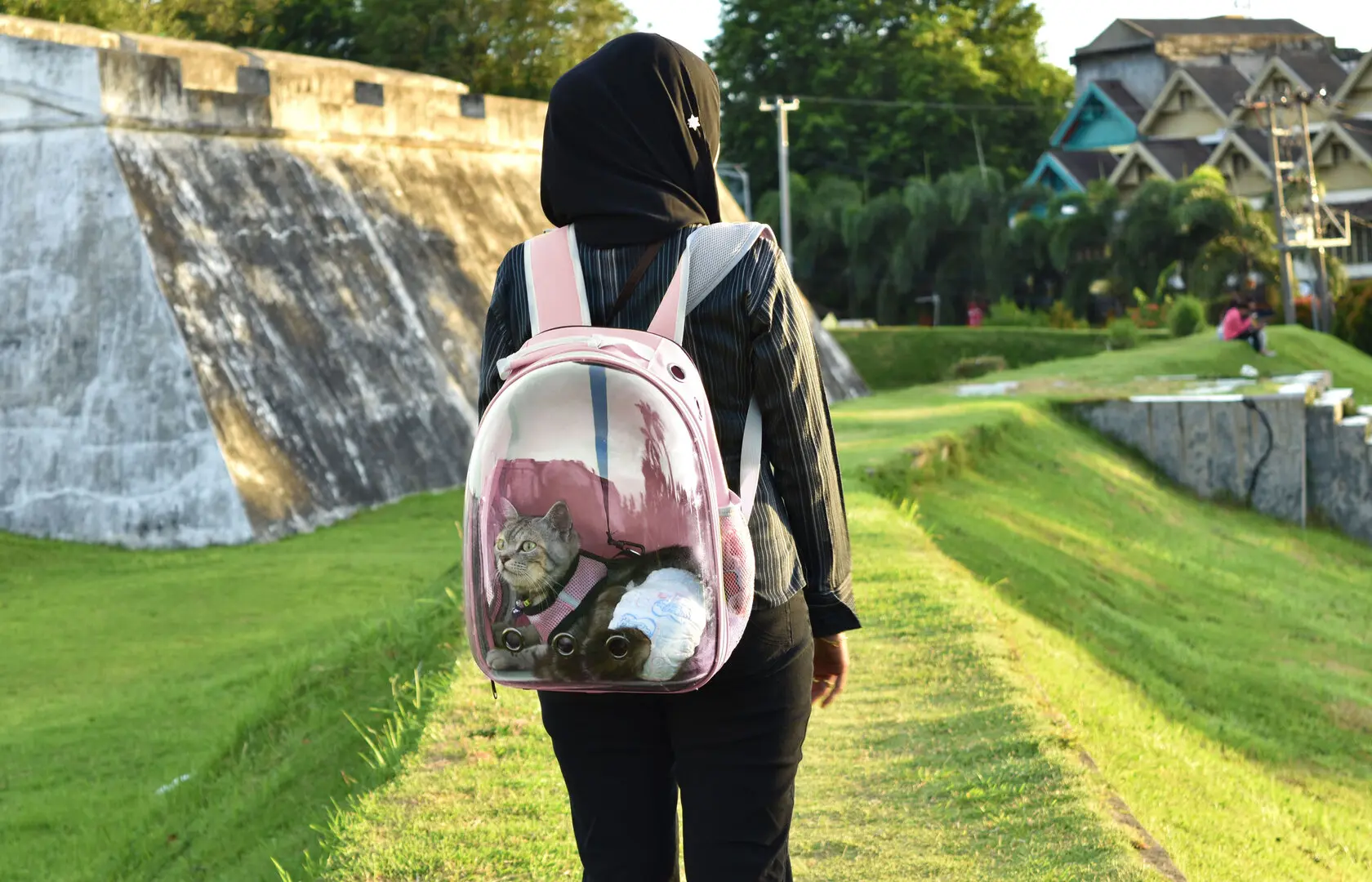 Рюкзак-переноска для домашних животных Petsi ME04-02 (Pink)