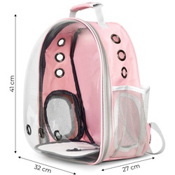 Рюкзак-переноска для домашних животных Petsi ME04-02 (Pink) Thumb