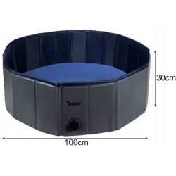 Piscina pentru caini Purlov 20929 (Blue/Grey) Thumb