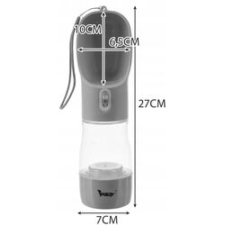 Sticla de apa 3in1 Purlov 21033 (Grey) Thumb