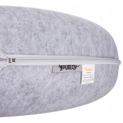 Pat tunel pentru pisici Purlov 25810 (Grey) Thumb