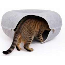 Pat tunel pentru pisici Purlov 25810 (Grey) Thumb