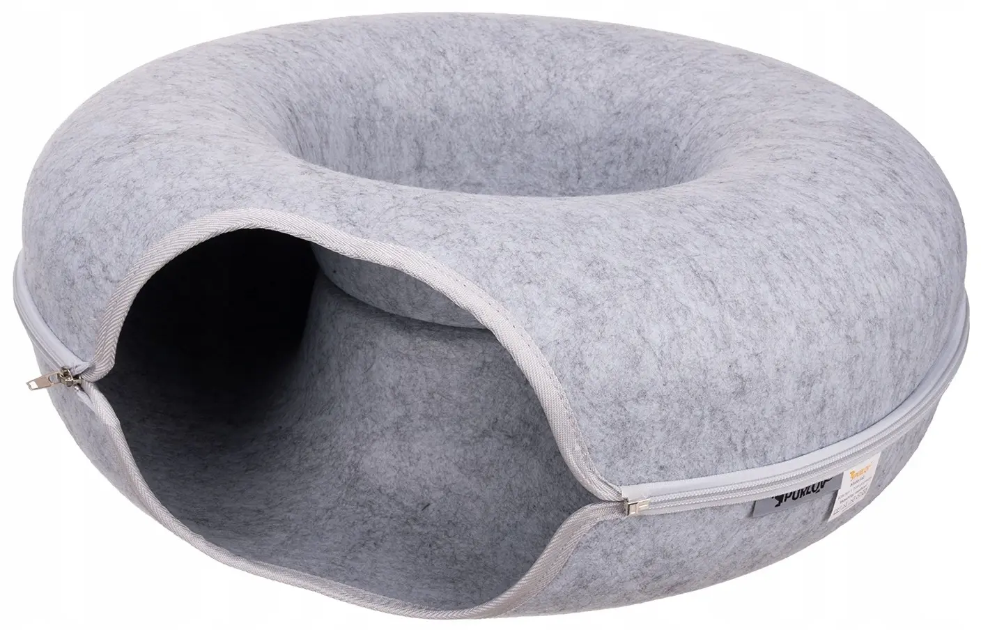 Pat tunel pentru pisici Purlov 25810 (Grey)