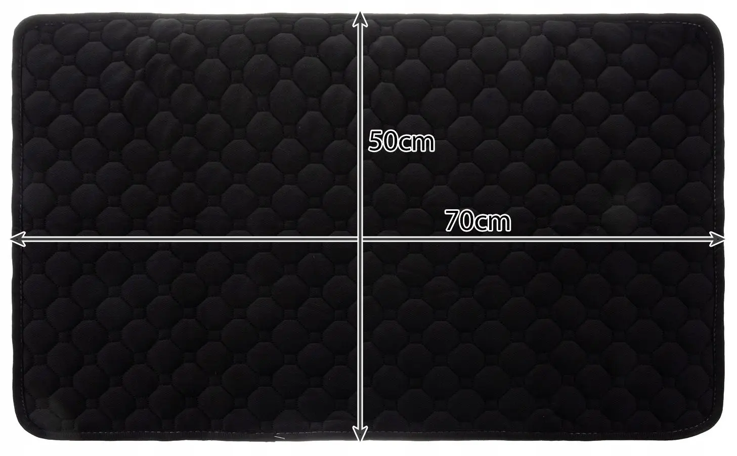 Covoraș reutilizabil pentru animale de companie Purlov 21956 (Black)